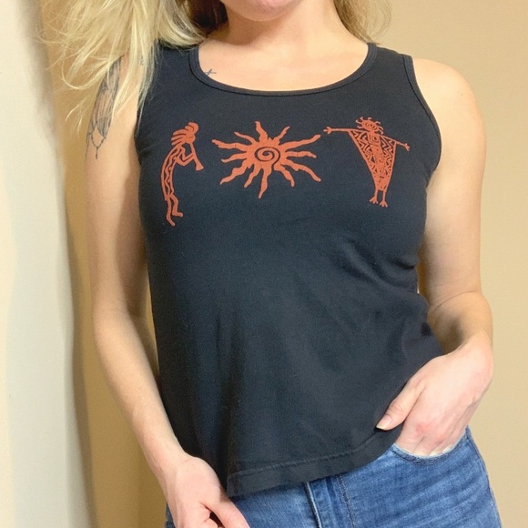 Vintage Tops - Vintage Kokopellis black tank top